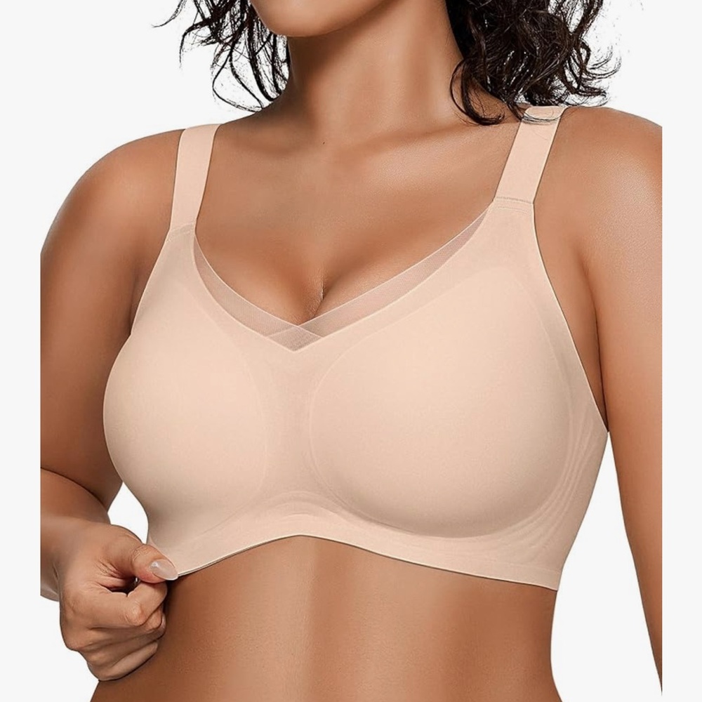 Elegant Beige Comfort Bra